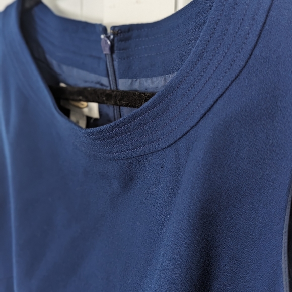 Talbots 100% wool dress size 14 sheath pencil sleeveless workwear - Picture 6 of 6